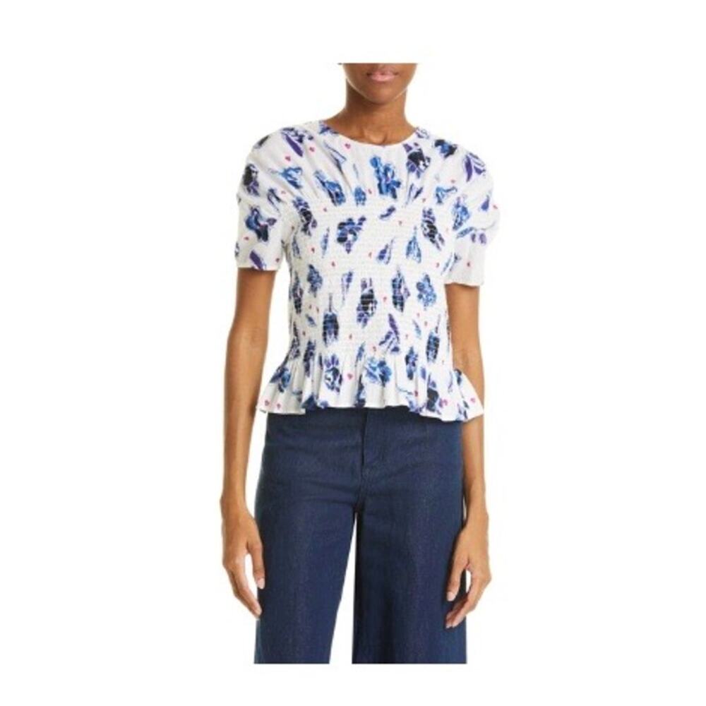 NWT Baum und Pferdgarten Mynowa Floral Print Blue Tulip, 40